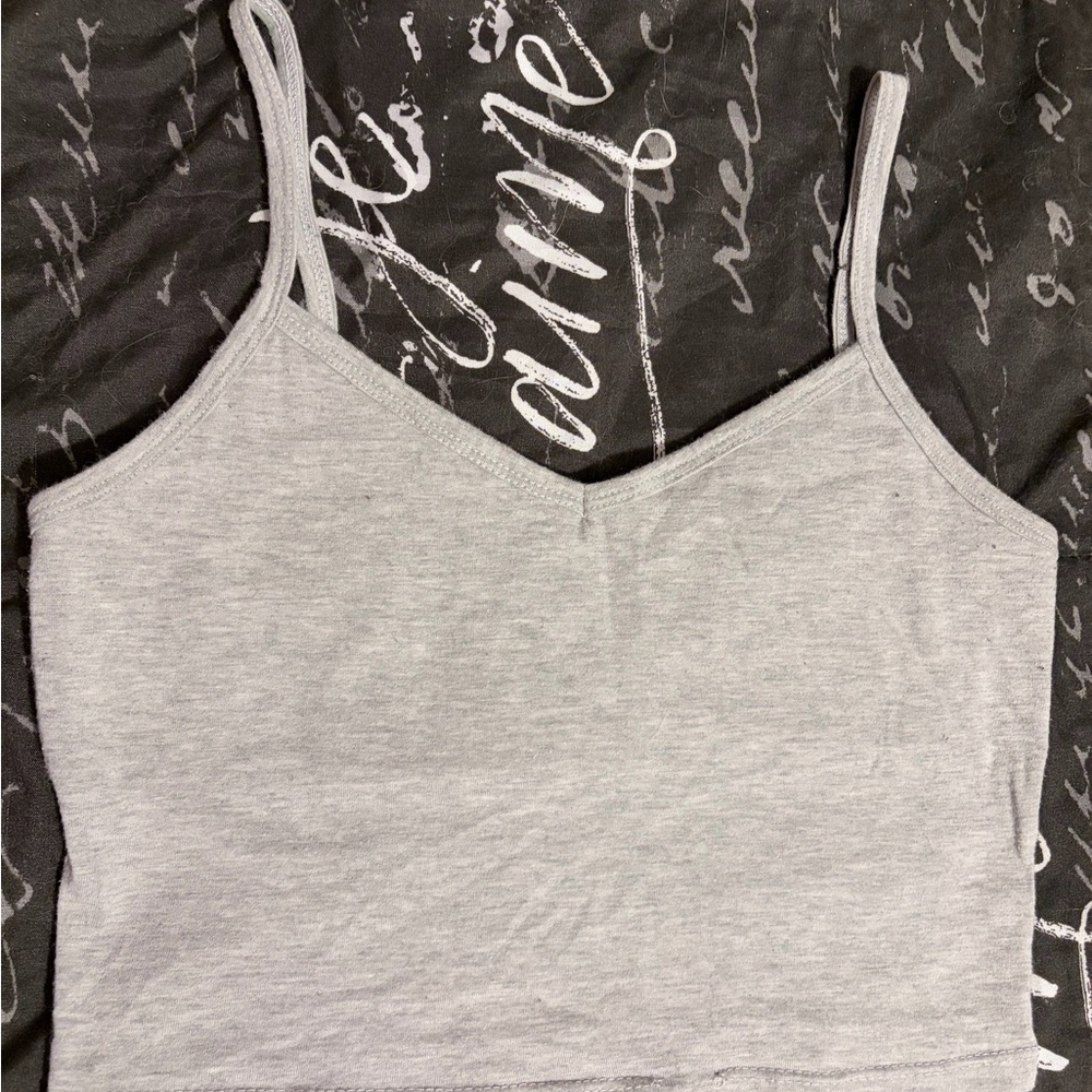 Active USA Light Gray Camisole Top